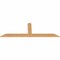 Ekena Millwork Portland Smooth Timber Gable Bracket, Western Red Cedar, 84"W x 28"H x 1 1/2"D x 5 1/2"F, 8/12 Pitch GBW084X28X0206POR00SWR - alternate 4